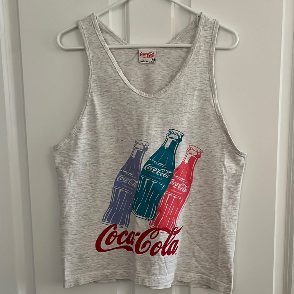 Coca Cola Women's Gray Tank Top